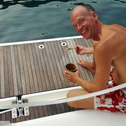 Skipper bei der Arbeit