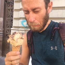 Anthony wept into his last Italian gelato...