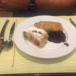 Der Apfelsstrudel würde auch in Österreich durchgehen