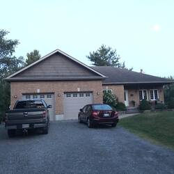 The front of Sally & Tom's house