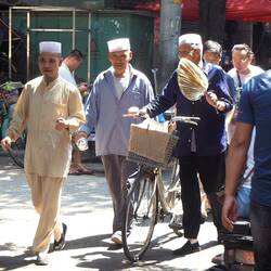 Männer im muslimischen Viertel