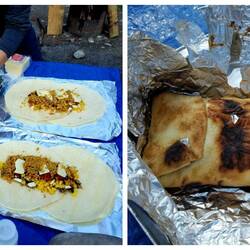 Faut quand même pas se laisser abattre : burrito au feu de bois^^