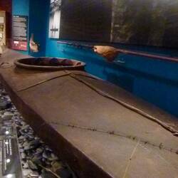 Alutiiq qayaq made from seal skin