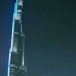 Burj Khalifa at night