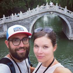 Vor der Gialongbrücke