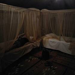 Our bedroom in "Bedouin tent"