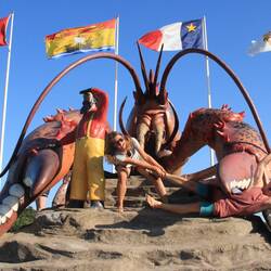 Weltgrößter Hummer in Shediac