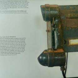 The only telephone that would not work, so no warning given.