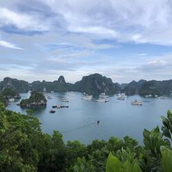 Ausblick oben vom Berg