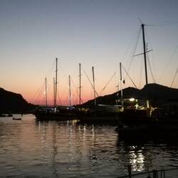 Abendrot mit “Partybooten“