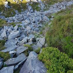 Boulder descent from Clip