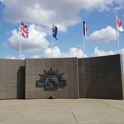 One of several Australian memorials scattered around Flanders and Somme region.