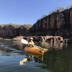 In Katherine Gorge