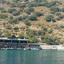 Uriges Restaurant in Akvaryum Koyu