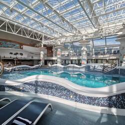 The pool did not get a lot of use in Alaska.