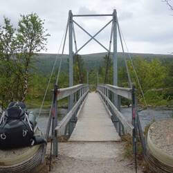 Die Brücke markiert für mich den Abschluss dieser Tour - das haben wir gut gemacht, Kumpel!
