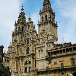 Die Kathedrale in Santiago