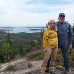 Annette und Chuck in Maine