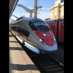 Our Sapsan train ready for Moscow