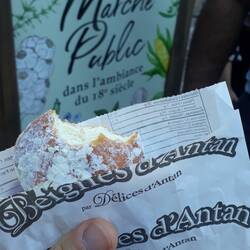 Snack vom Mittelaltermarkt