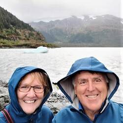 We didn't need the hoods but we look the part!