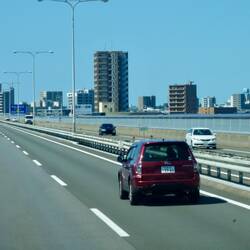 Elevated freeway