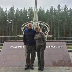 Straddling the Europe-Asia border