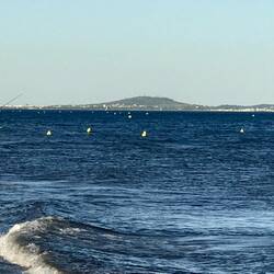 Schöner Ausblick vom Strand