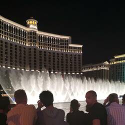 The Bellagio Fountains.