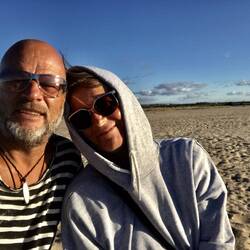 Der Abschied vom Strand fällt uns schwer