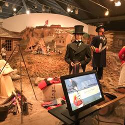 Im Museum lauschten wir den Geschichten der Fort-Bewohner