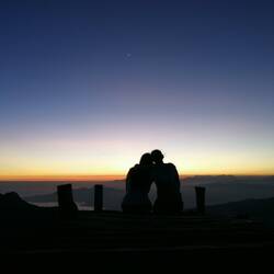 Sonnenuntergang am Wolobobo