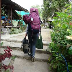 Wir reisen immer mit wenig Gepäck :P