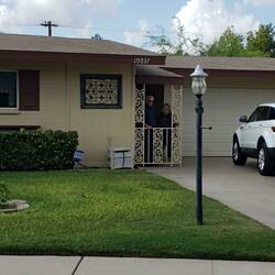 Our accommodations at the Rice abode in Sun City.