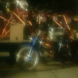 Das letzte Bike wird verladen!