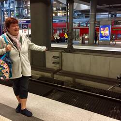 Noch in Berlin - hier sollte unser Wagen sein 🙄