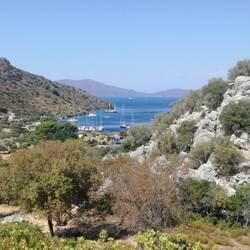 Blick auf die Bucht von Sailors Paradise