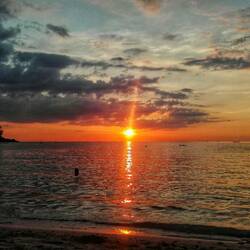 Sonnenuntergang am Strand :)