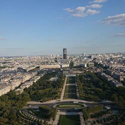 Champ de Mars from the Eiffel