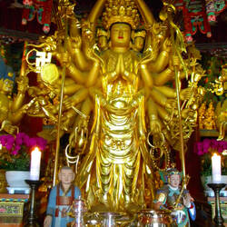 Golden Buddha at Naksansa Temple