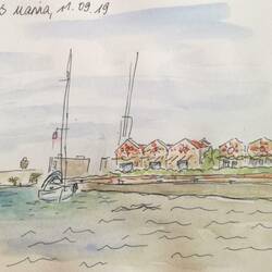 Noch alleine in Kairos Marina