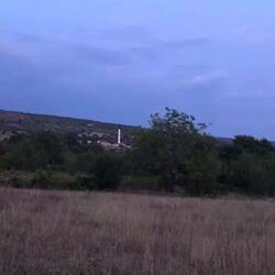 Abends auf unserem privaten Campingplatz