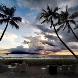 The sun slowly sets on another great day.