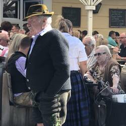 Crowded beer hall