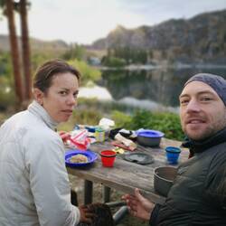 Breakfast at Alta Lake