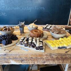 The Cake Table at Mallard Cottage