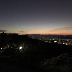 Sarajevo von oben: Blick vom Campingplatz