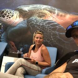 nach kurzem Transfer erreichen wir den Airport