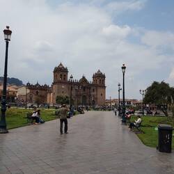 Der Marktplatz von Cusco