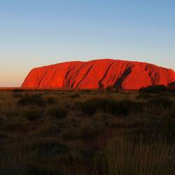 Uluru bei Sonnenuntergang!